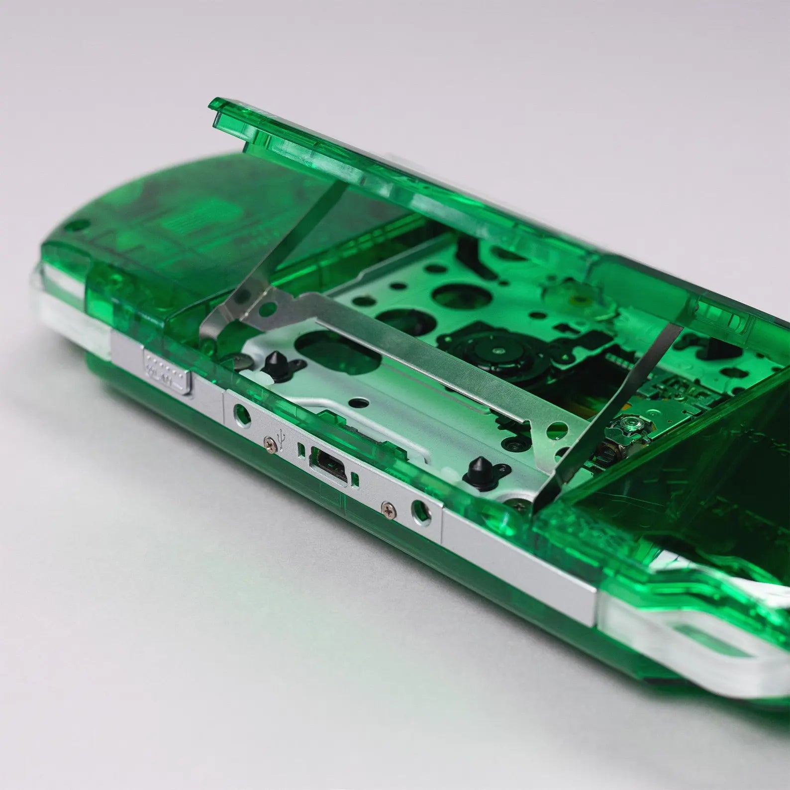 PSP 3000 Portable Clear Green Slime Housing Bundle