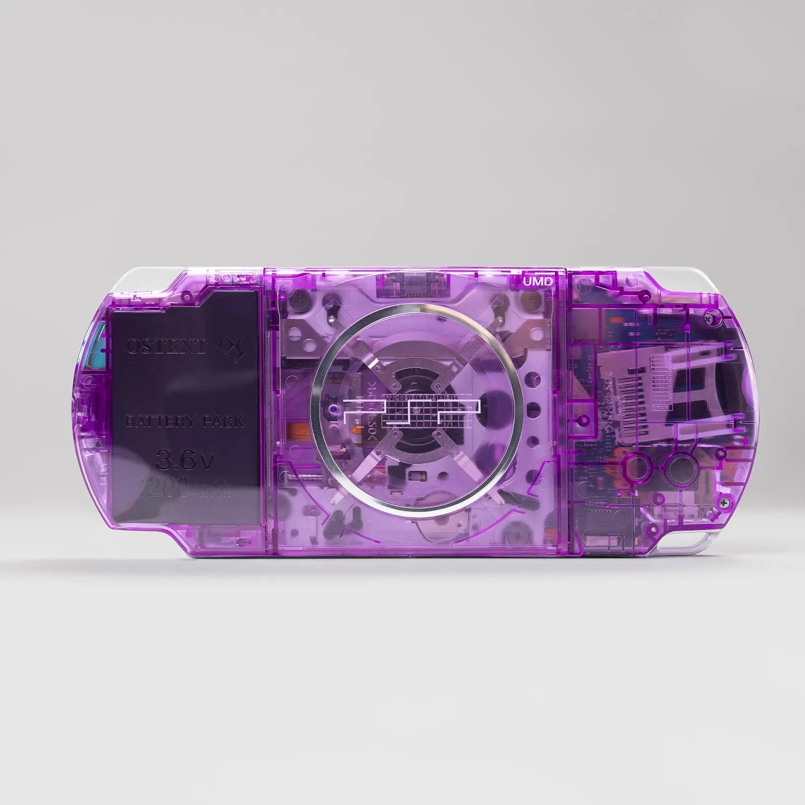 PSP 3000 Portable Purple Myst Housing Bundle