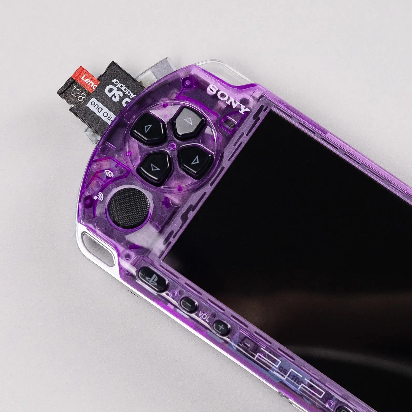 PSP 3000 Portable Purple Myst Housing Bundle